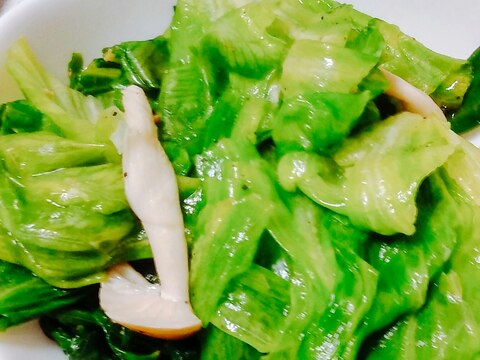 レタスとしめじのマヨ炒め レシピ 作り方 By シフト6522 楽天レシピ